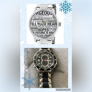 Bundle of woman & man watches (2 pcs)